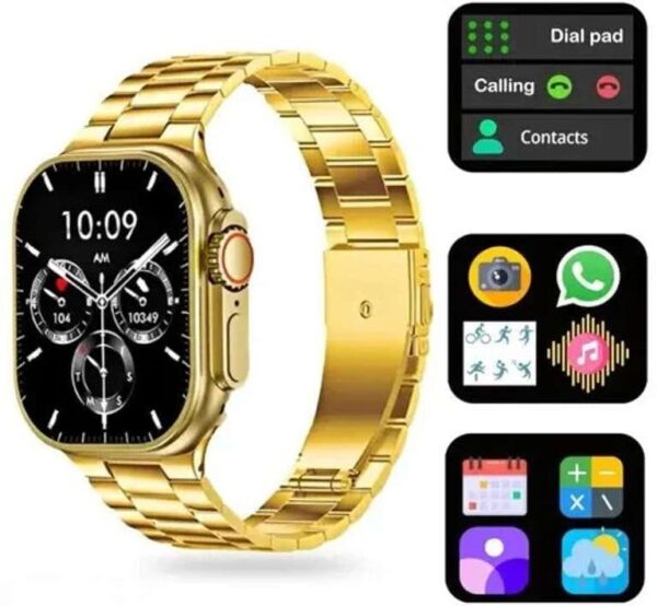 C9 Ultra 2 Golden Smart Watch
