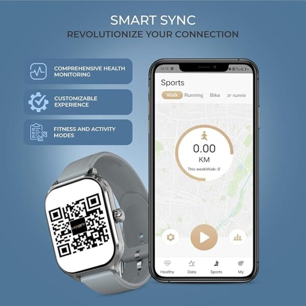H9 Smart Watch Gray - Image 3