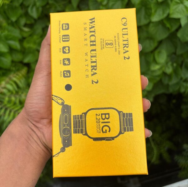 C9 Ultra 2 Golden Smart Watch - Image 3