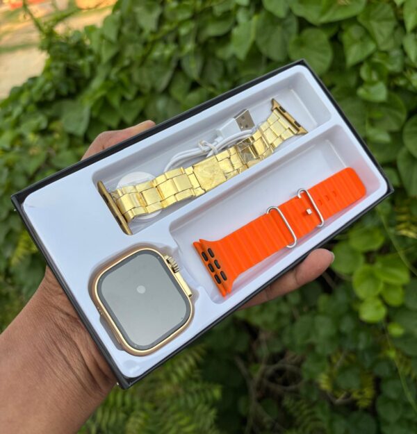 golden smart watch